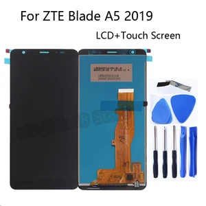 original for zte blade a5 2019 lcd display touch screen digitizer assembly replacement for zte a5 2019 mobile phone spare parts free global shipping