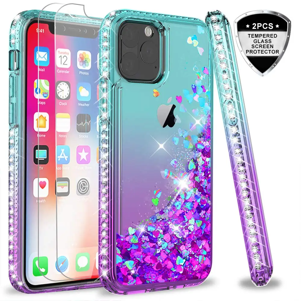 Чехол для iPhone 11 (2019) с защитой экрана из закаленного стекла [2 упаковки] девушек и