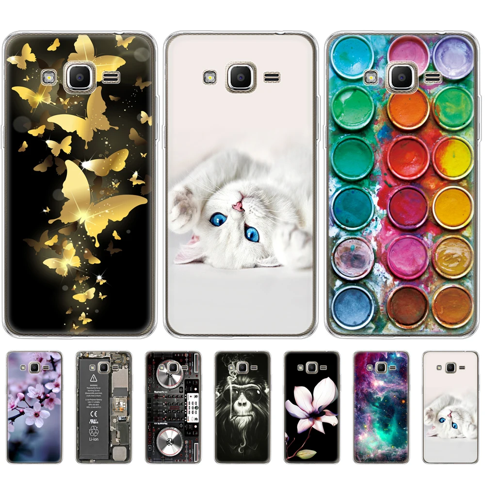Силиконовый чехол для Samsung Galaxy J2 Prime G532 SM-G532F 5 дюймов мягкая задняя крышка из ТПУ