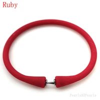 wholesale 6 inches145mm ruby color rubber silicone band for custom bracelet
