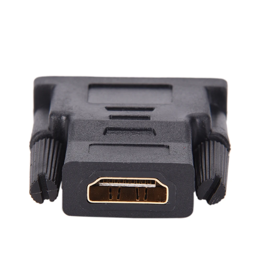 DVI D 24 + 1 pin типа папа к совместимому с HDMI Женский M F адаптер конвертер для HDTV ЖК