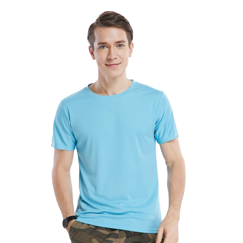 Мужская футболка для бега 2019 быстросохнущая фитнес тренировочная одежда