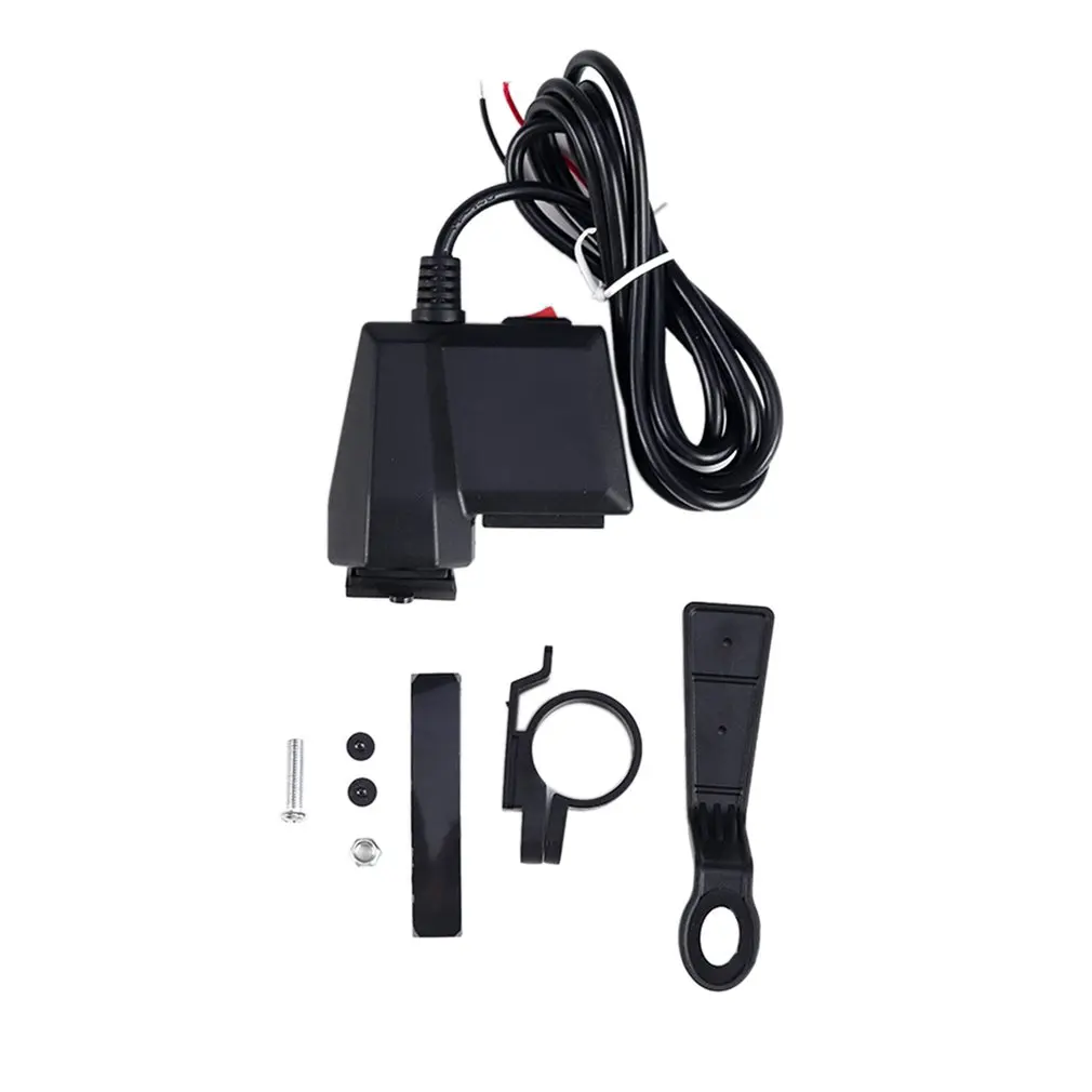 

Dual Usb Waterproof Mobile Phone Charger Modification Accessories Motorcycle Mobile Phone Charger + Voltmeter