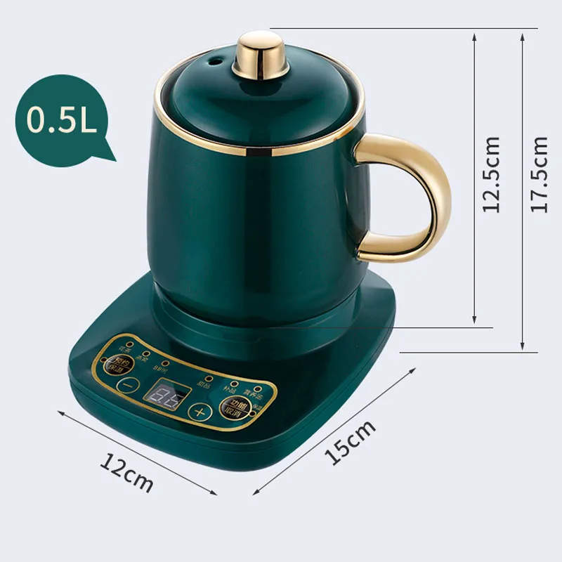 

220V Electric Stew Cup Heater Ceramic Slow Cooker Healt Pot Tetera Eintopfbecher Tea Maker Mug Taza Warmer Appointment 360W