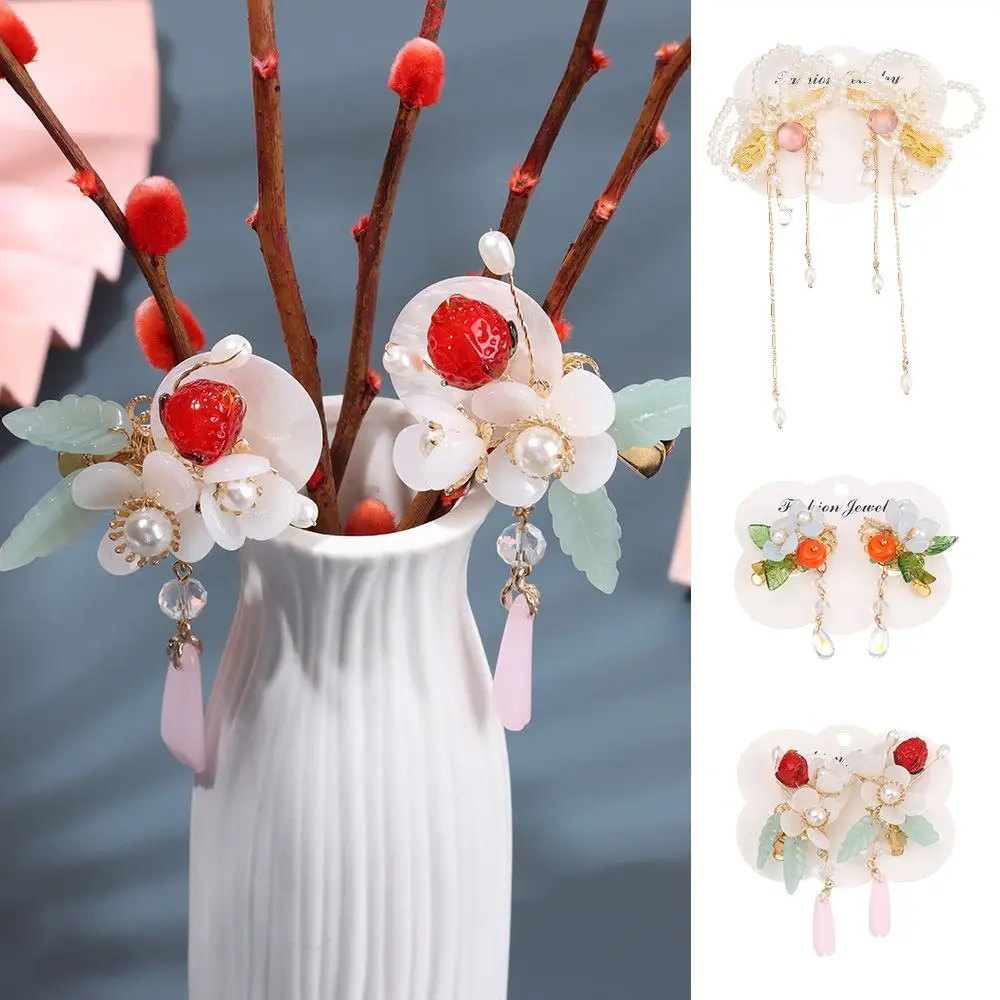 

New Gift Hair Accessories Women Hairpin Antique Headdress Elegant Flower