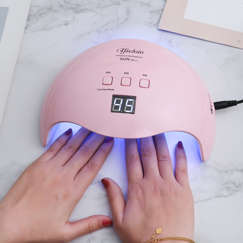 Лампа УФ/LED профессиональная для сушки ногтей сушилка с инфракрасным датчиком и