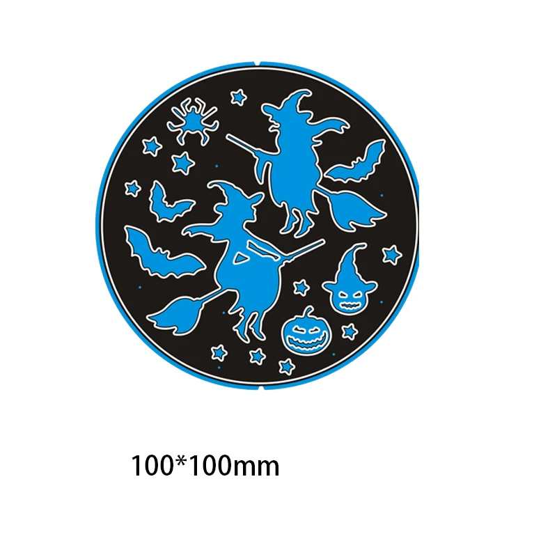 

Metal Cutting Dies HALLOWEEN MOON New for decor card DIY Scrapbooking stencil Paper Album template Dies 100*100mm