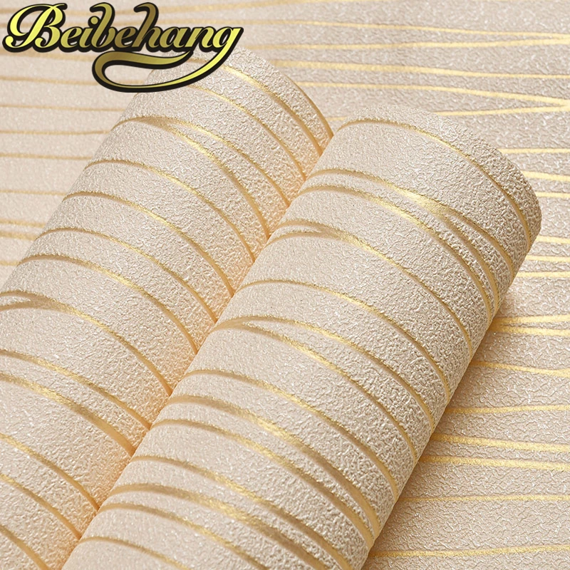 Papel де parede. Современные обои для спальни полосатые ПВХ гостиной|modern wallpaper|pvc