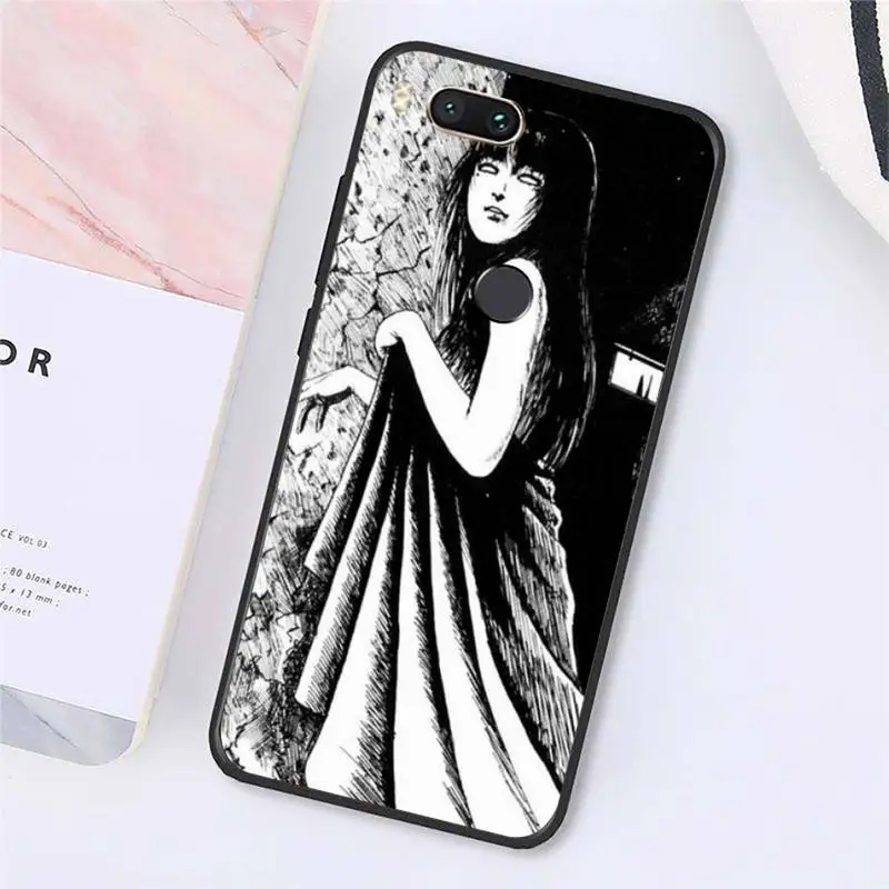 

Japanese horror comic Tomie Phone Cases For Xiaomi Redmi note 7 8 9 t k30 max3 9 s 10 pro lite Luxury brand shell funda coque