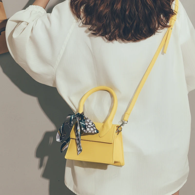 2021 Luxury Handbags Mini Women Bags Designer Silk Scarf Crossbady for PU Leather Shoulder Bag Tote Clutch | Багаж и сумки