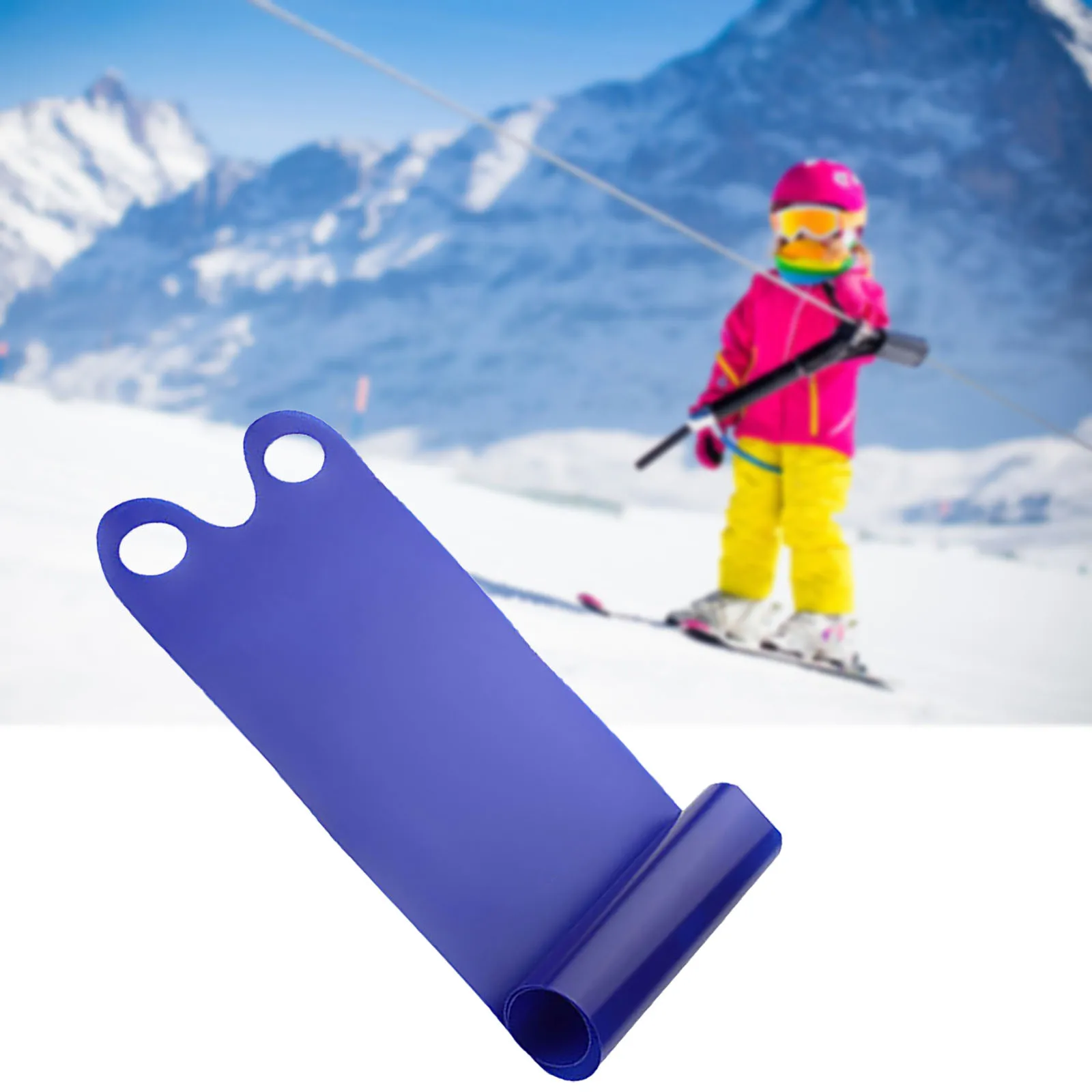 

Портативные лыжные сноуборды, складные зимние Санки, ползунки с ажурной ручкой, уличная зимняя игрушка для детей и взрослых