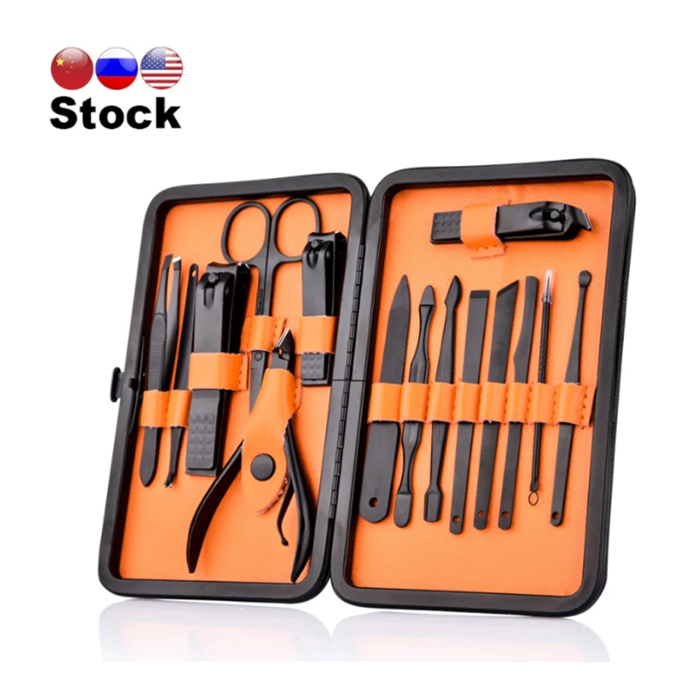 

1 Set Stainless Steel Nail Clipper Cutter Trimmer Ear Pick Grooming Kit Manicure Set Pedicure Toe Nail Art Beauty Tools Kits