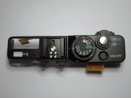 90% Новые запасные части для Canon PowerShot G1X Верхняя Крышка переключатель режимов +