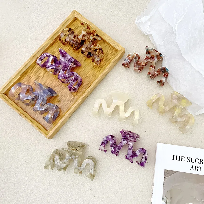 

CYGJFC M Shape Acetate Hair Claw Women Barrettes Hairpins Hair Clips Woman Hair Accessories Ladies Ornaments Hairgrip