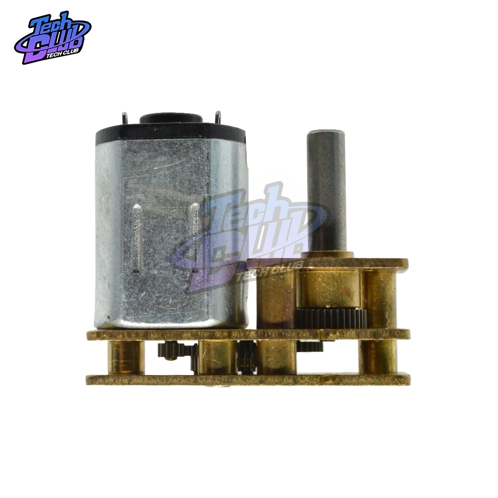 GA1024-N20 DC 3V 6V 12V 100RPM редукторный мотор с редуктором, редукторные моторы с металлической коробкой передач, колеса, Наборы «сделай сам»