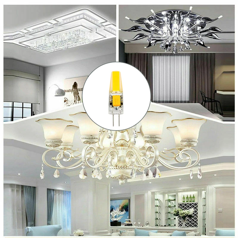 

2 Watt G4 LED Bi-Pin base COB 12V Light Bulb Warm White 3000K Cool White 6000K Waterproof Halogen G4 20W led Bulb Replacement