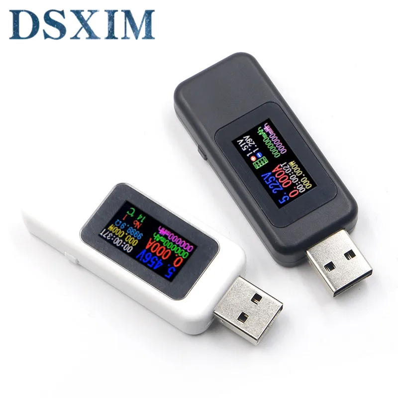 USB тестер 10 в 1 цифровой вольтметр постоянного тока амперметр измеритель