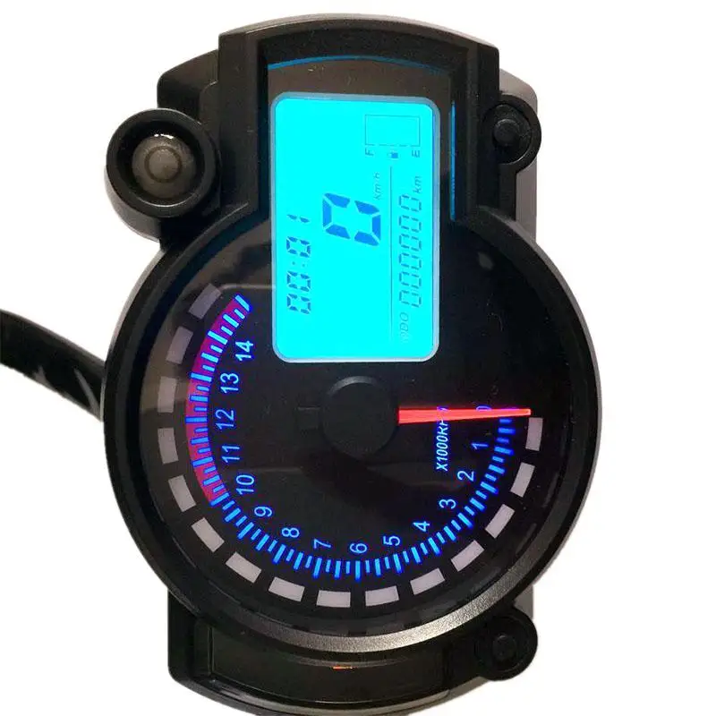 HiMISS мотоцикл цифровой спидометр ЖК датчик Спидометр Тахометр одометр