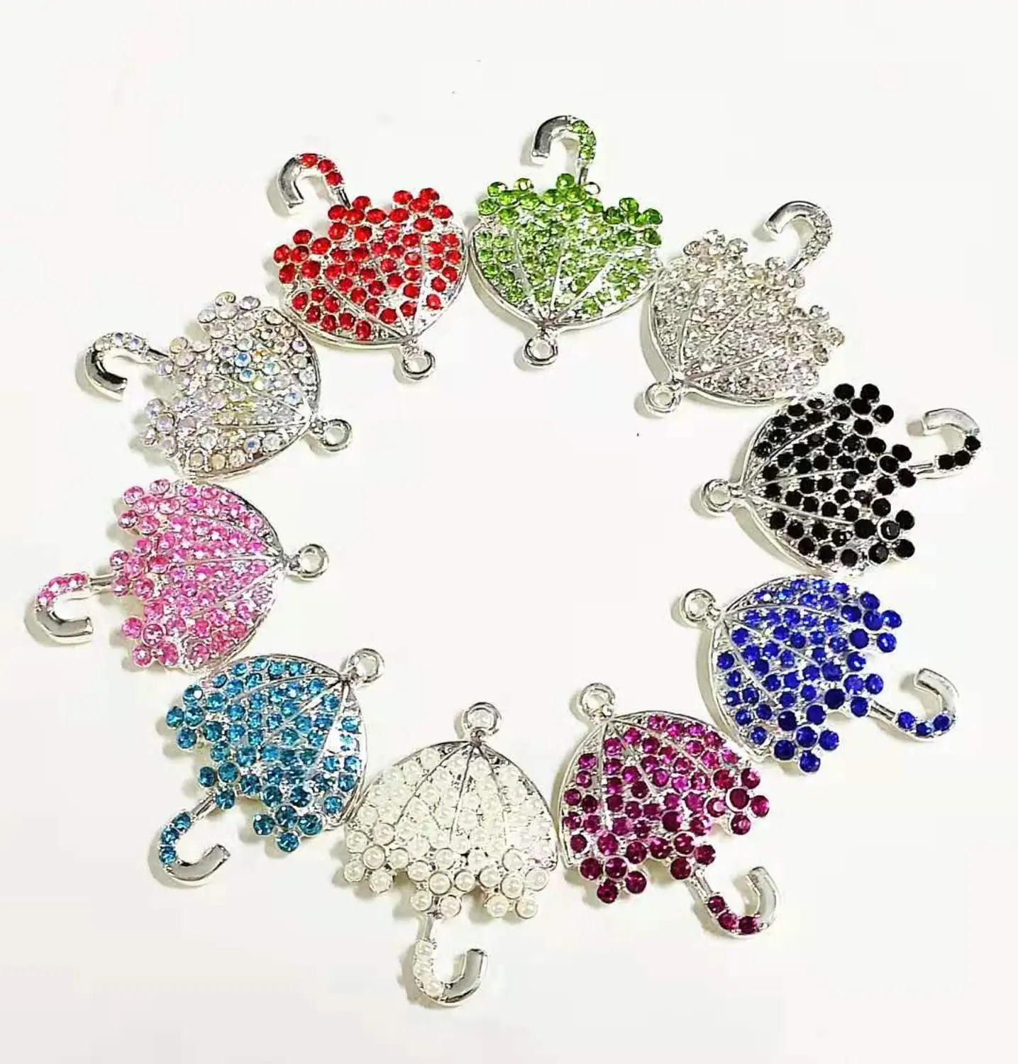 

10pcs Umbrella charms for women DIY jewelry accessories