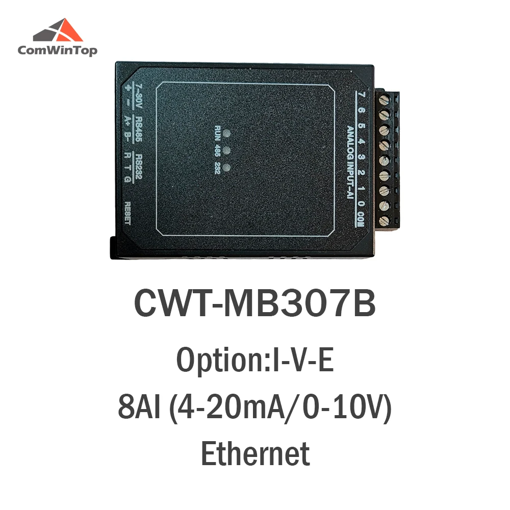 

CWT-MB307B 8AI 4-20mA/0-5V/0-10V аналоговые Вход для RS485 RS232 Ethernet Modbus Rtu отложным воротником Tcp ввода/вывода Модуль сбора