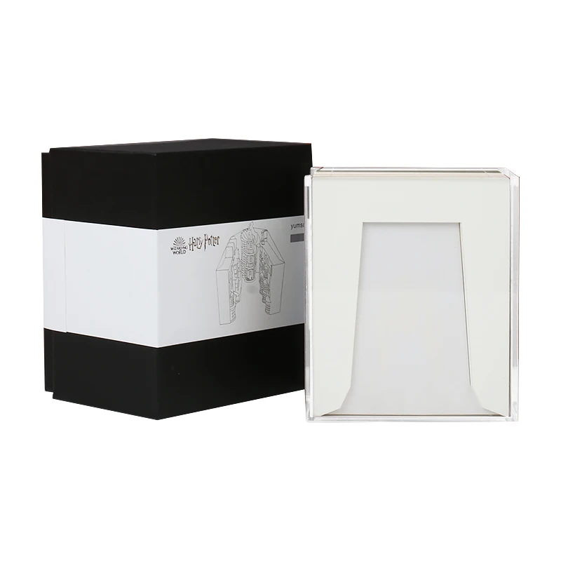 Дешево Блок записей Omoshiking 3D, мини-блокнот для записей, светодиодный ночсветильник, Гарри, подарок на день рождения, модель замка, бумажный блокнот, ...