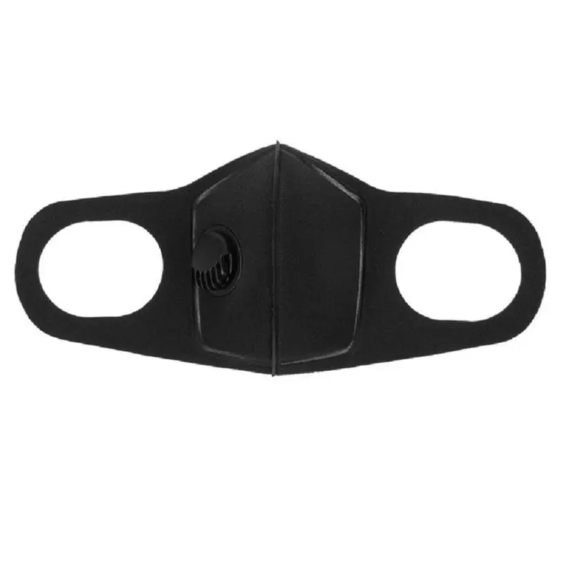 Пылезащитная маска унисекс из губки PM2.5 для половинного рта с дыхательным