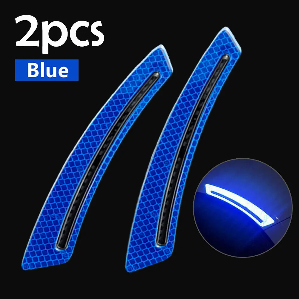 

Wheel Eyebrows Car Stickers 2pcs /set Anti-collision Double-sided Adhesive