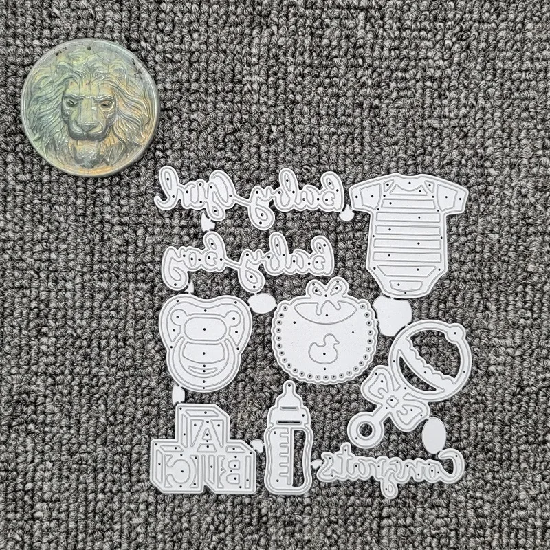 

Baby set metal cutting die Scrapbook Embossing die cutting manual album card cover materials DIY handmade
