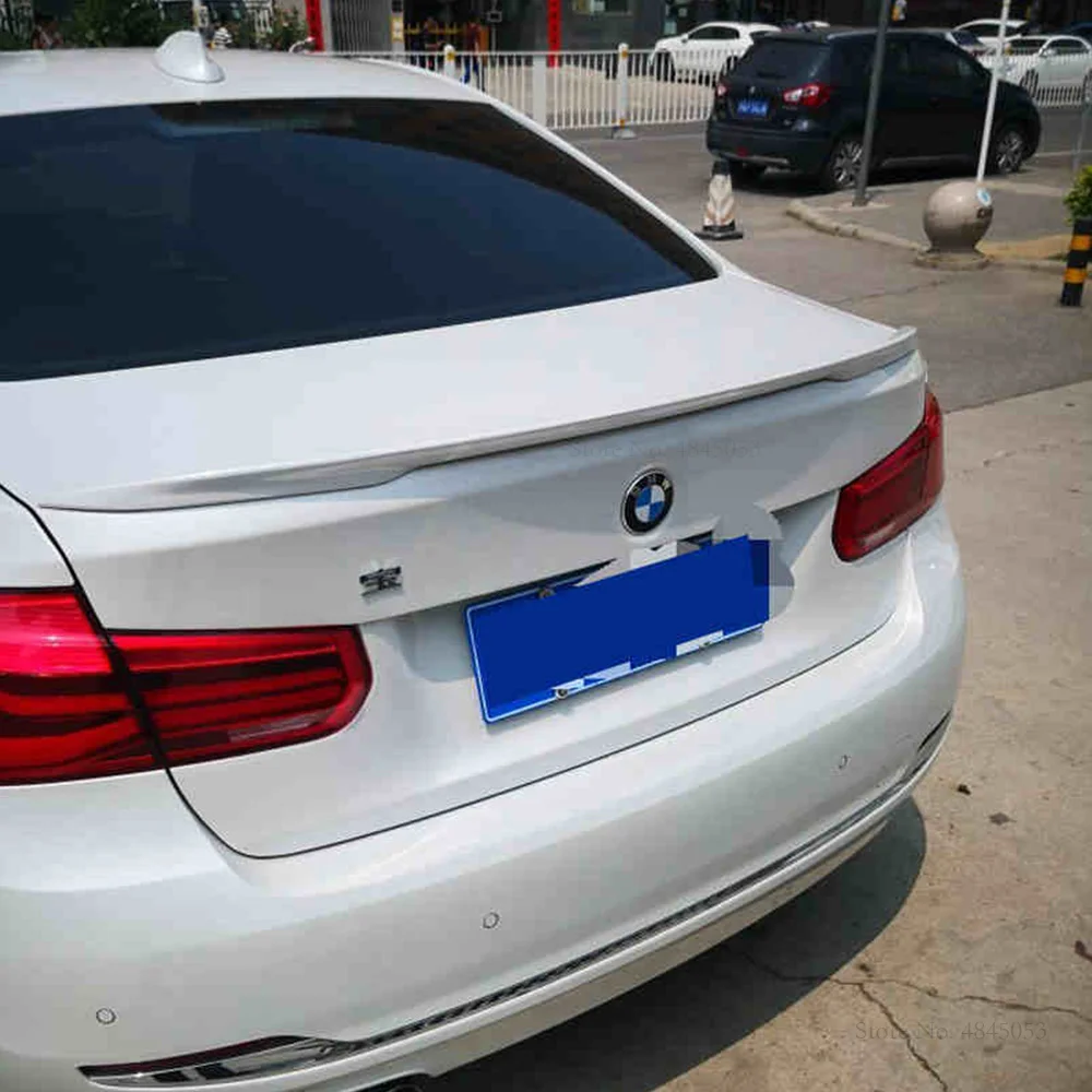 2013 до 2019 для BMW 3 серии черный Задний спойлер F30 320li 330i 318 328 из углеродного волокна