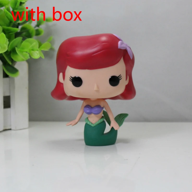 27 with box Funko Поп принцесса Белоснежка Эльза Белл Алиса Золушка фигурки 10 см ПВХ Модель Коллекция подарок игрушки для девочек на день рождения - Цвет: 27 with box