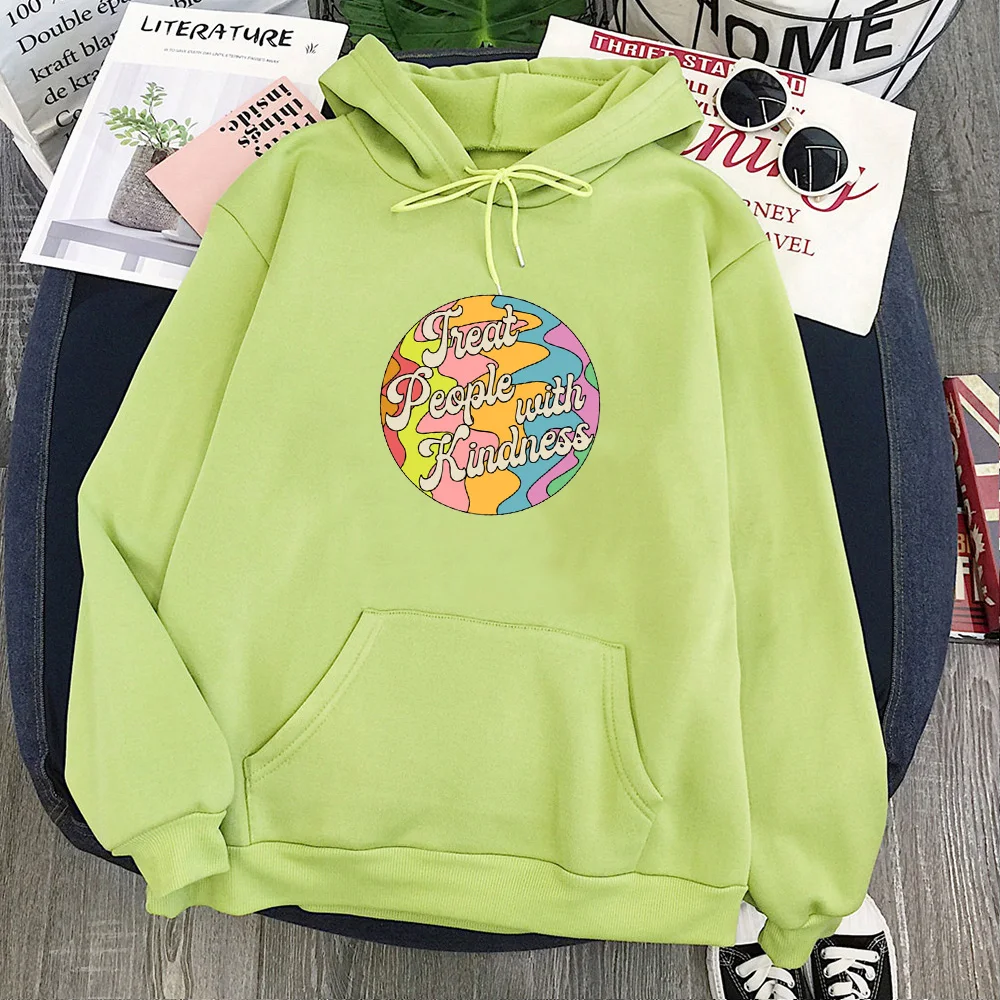 

2020 new Behandeln Menschen mit Güte Hoodie Plus Größe Harry Stile Sweatshirt Streetwear Neue Sweatshirt Mama Mode XS-4XL