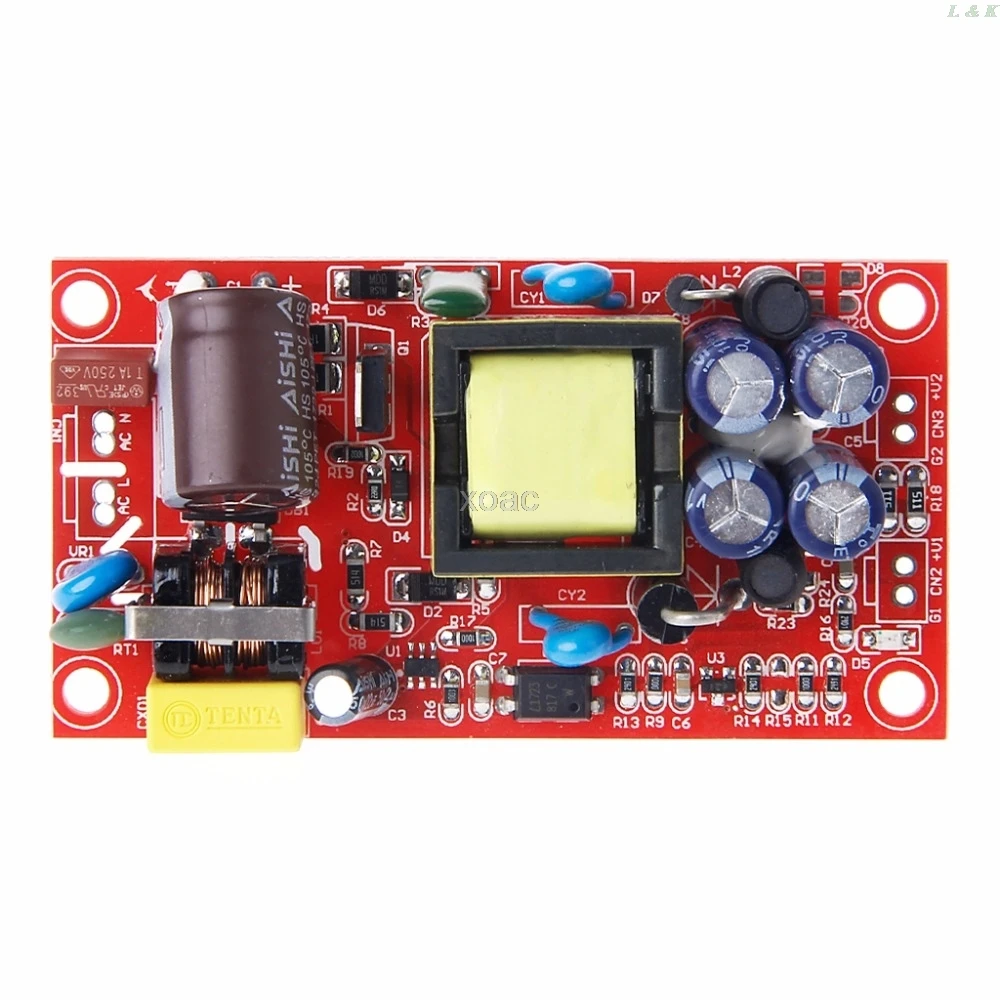 Преобразователь напряжения 12 в 1 а/5 а AC-DC понижающий преобразователь двойная