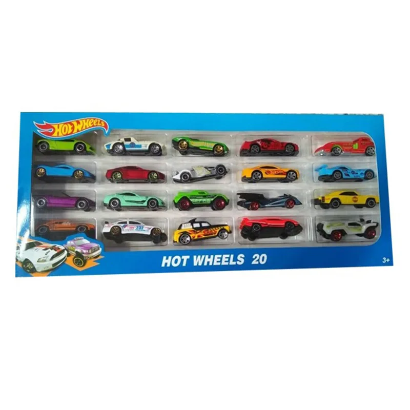 Игрушечный автомобиль Hot Wheels 20 шт. набор для подарка спортивный литой из сплава