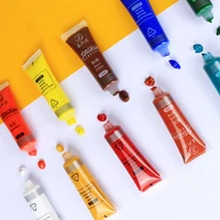 acrylic paints 12 colors professional brush set 15ml tubes artist drawing painting pigment hand painted wall paint diy