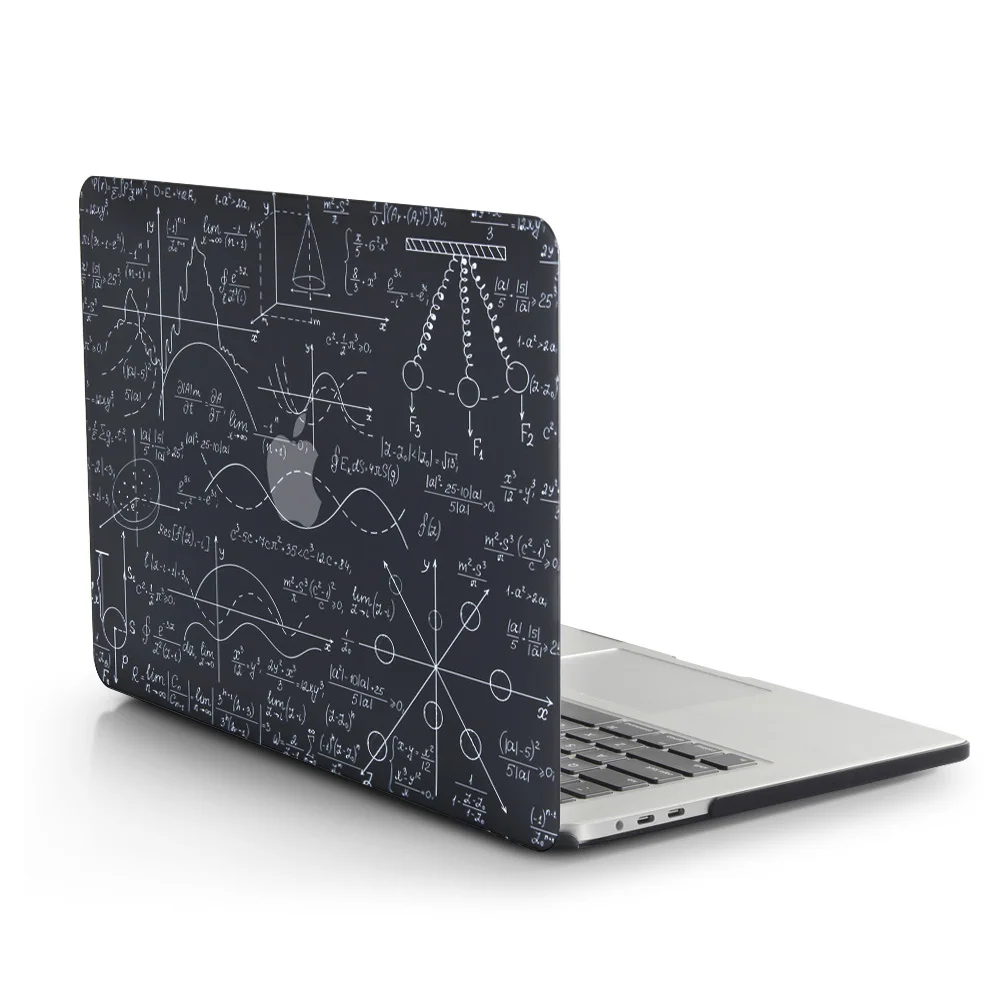 Новый 3D-чехол с формулой печати для MacBook Air Pro Retina 11 12 13 15 mac book 3 4 дюйма сенсорной