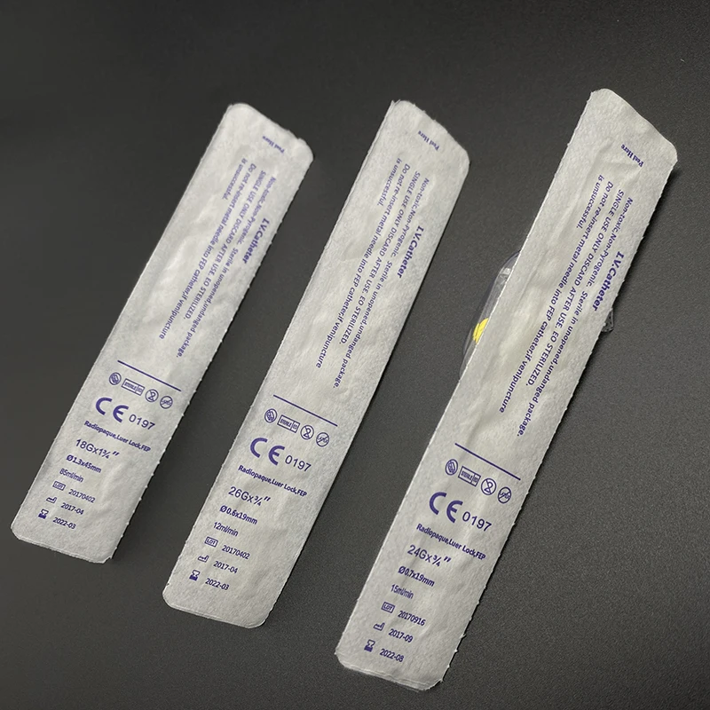 MTS Intravenous needle Multiple size options Disposable indwelling hypodermic IV Catheter with Injection | Канцтовары для офиса и