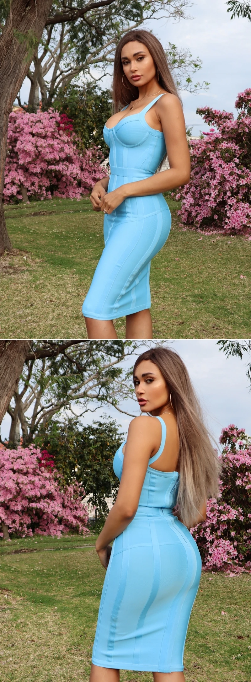 VC обтягивающее облегающее платье Vestidos новое поступление женское Полосатое неоновое желтое Бандажное платье из вискозы Сексуальные вечерние летние платья