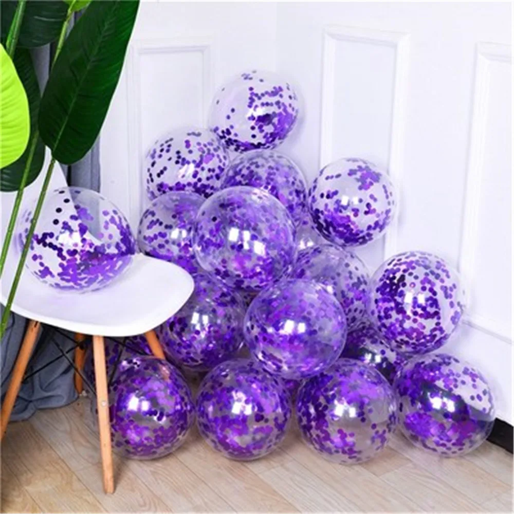 

5/10/15/20/25pcs Birthday Party Decors Rose Gold Confetti Balloon 12inch Latex Balloon Wedding Decors Baby Shower Party Supplies