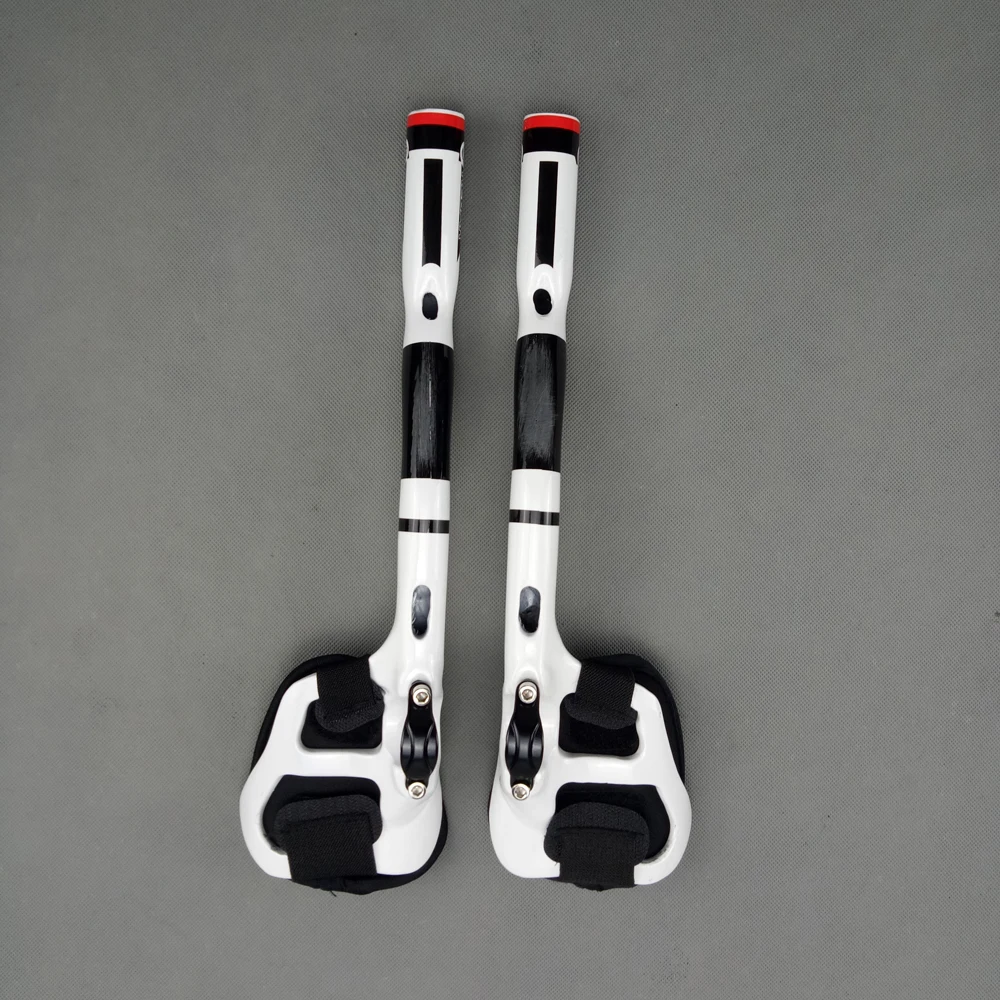 

Bullhorn TT Handlebar Triathlon Bicycle Extender Rest/TT Handlebar Road Bike 31.8mm White Glossy Carbon aero Bars