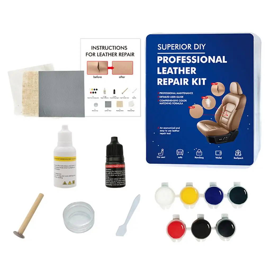 

Leather Repair Gel Refurbish Cleaner Repair Cream For Auto Seat Leather House Sofa Advanced Leather Complementary Repair Cream