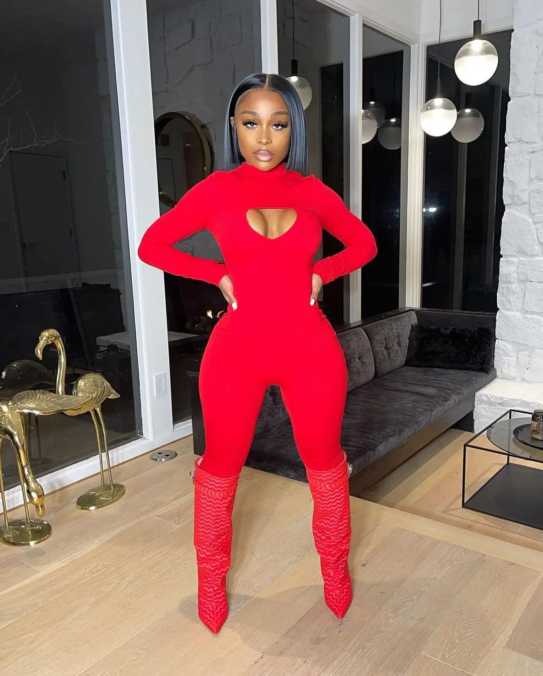 Casual Women Jumpsuit Hollow Out Solid Color High Streetwear Romper Women Jumpsuit Outfit
