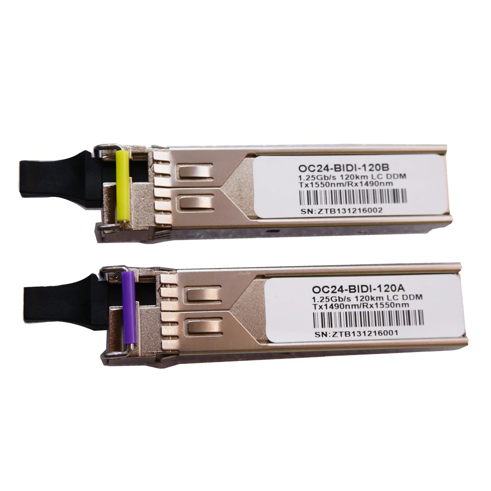Высокое качество 100 км 1 25G WDM SFP одноволоконный модуль Bidi нм/Нм SC/LC совместимый
