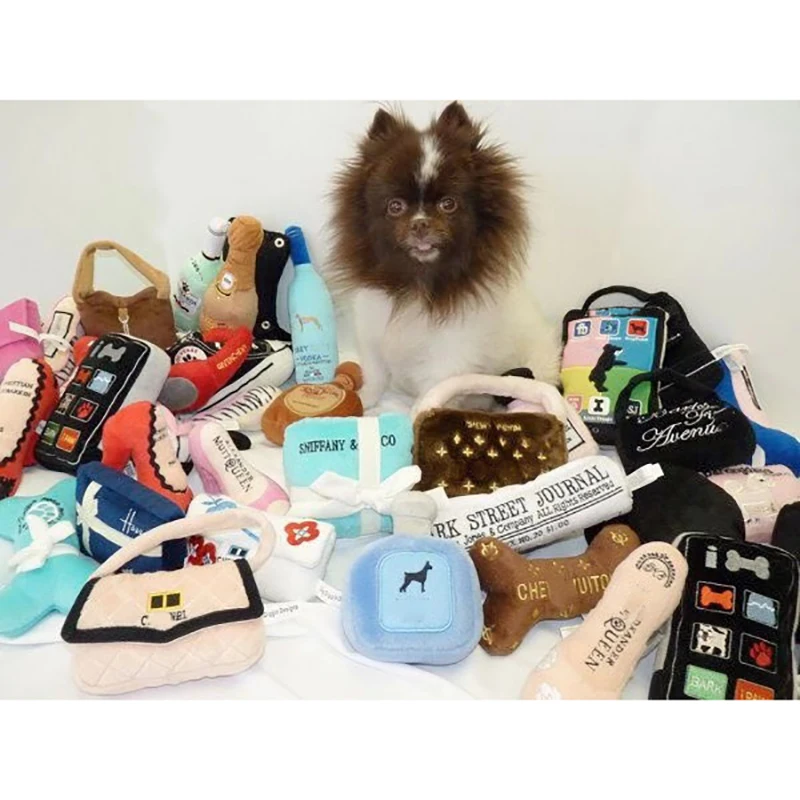 Роскошная игрушка для домашних животных вышивка игрушки собак пульсовые