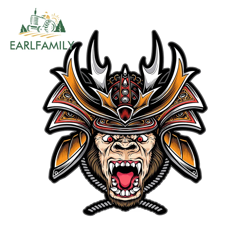 EARLFAMILY 13 см x 11 2 Япония Самурай бусхидо духовой стиль Горилла самурайский шлем JDM