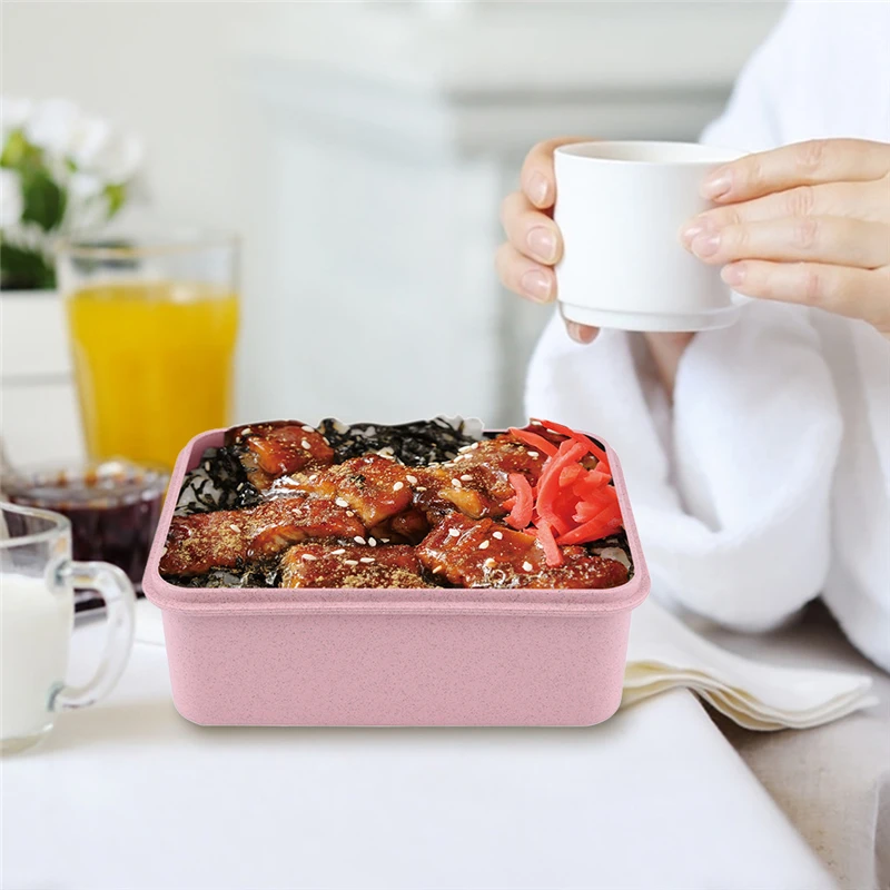 Ланч бокс прочный герметичный на ходу еды и упаковка для закуски ящик хранения
