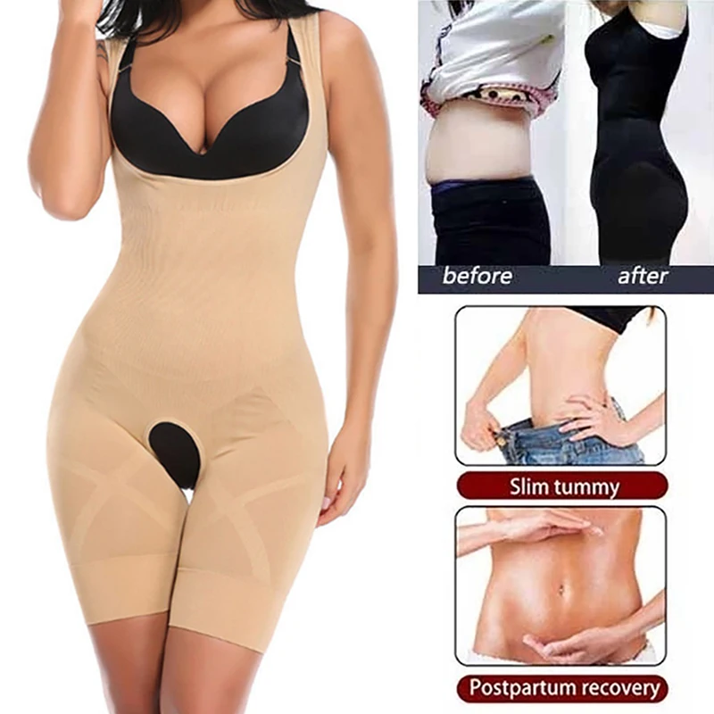Для женщин Full Body Shaper Бесшовные фирма Управление Фаха талии Cincher грудью корсет с