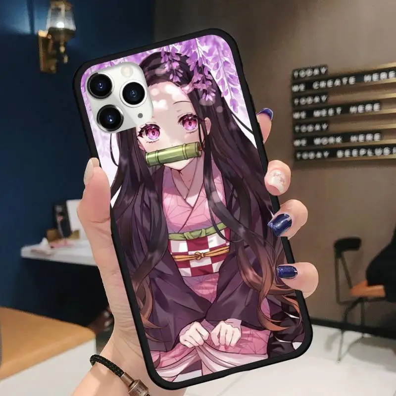 

Demon Slayer Anime Kimetsu No Yaiba Phone Case for iPhone 11 12 pro XS MAX 8 7 6 6S Plus X 5S SE 2020 XR mini Funda