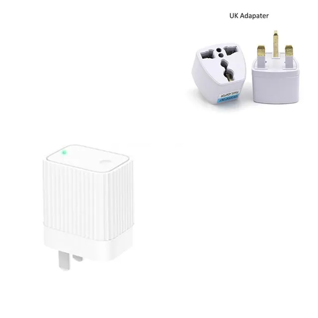 Original Xiaomi Mijia Smart Cleargrass Bluetooth/Wifi Gateway Hub Work With Mijia Bluetooth Sub-device for xiomi Smart Home Kit - Цвет: Add UK Adapter