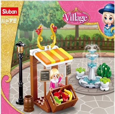 

Конструктор детский SLuban B0869, «Улица», «Принцесса»