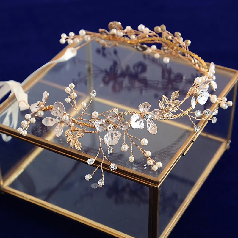 Full Handmade Brides Freshwater Pearls Hair Combs Hairbands Wedding Accessory | Украшения и аксессуары